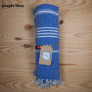 Ecobain Hamamtuch aus Pestemal, Strand- und Saunatuch, 100x180cm, weiche, nachhaltige Baumwolle, ideal für Bad, Sauna und Strand.