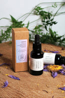 Ayamani Naturals - Beruhigendes Hautpflegeöl mit Blauer Lotus-Moringa und blauer Kamille