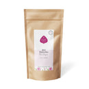 Bio Peeling Rose Argan Refill für Gesicht, 700g von Eliah Sahil Organic Care, zeigt die Verpackung mit Rosen- und Arganöl.