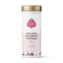 Bio Rose Shampoo von Eliah Sahil Organic Care GmbH, 100g, zeigt die Verpackung mit Rosen-Design und Produktbeschreibung.