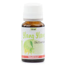 Ätherisches Ylang-Ylang Aromaöl von Erbavoglio in Flasche, ideal für Diffusor und Körperpflege, gelbes Öl in dunkler Flasche