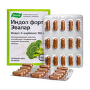 Evalar broccoli indole-3 kapseln braun oval in blisterpackung mit grün weißer verpackung indol 3 extrakt