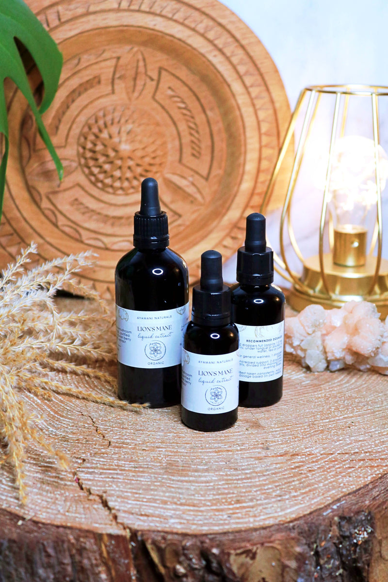 Ayamani Naturals - Lion's Mane 15:1 Flüssigextrakt alkoholfrei | BIO