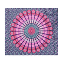 Wall hanging ritual cloth "Calming multicolored mandala" made of cotton 200x220cm