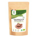 Brauner Beutel Bioptimal Bio Psyllium-Tegumente (1 kg), reich an Ballaststoffen, zucker- und glutenfrei, mit AB-Bio-Siegel.
