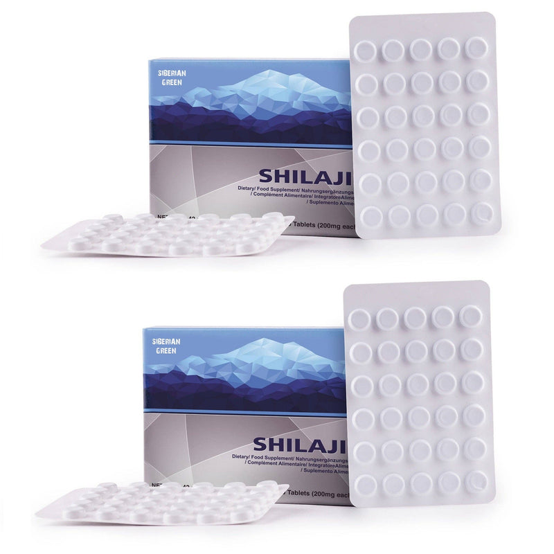 SiberianGreen - Altaic Pure Shilajit Blue Mountains „MUMIJO“, 120 Stück (2 x 60 Stück)