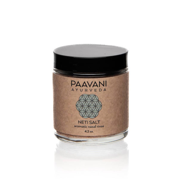 PAAVANI Ayurveda - Aromatisches Neti-Salz | Mineralspülung für die Nasenpflege Nasenspülsalz 118g