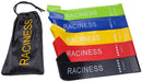 Generis resistance bands with carrying bag, 5 pieces