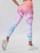 High waisted yoga leggings with beautiful patterns