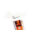Weiße plastikflasche mit silberner kapsel und fiery orange label wellnesspro b block n burn fatburner abnehmen mit white kidney bean und ingwer