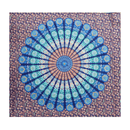 Wall hanging ritual cloth “Blue Mandala” made of cotton 200x220cm