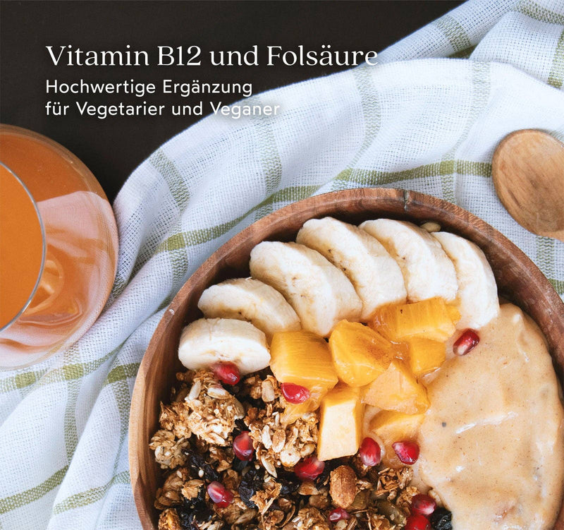 Nutriproud GmbH - Wohlfühlen: Vitamin B12 mit Folsäure + B6 + Calcium