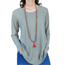 Yak & Yeti - Rudraksha Gebetskette mit Knoten