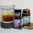 Feel Supreme Altai Shilajit Resin 50 g, Nahrungsergänzung mit 80+ Spurenelementen in dunklem, teerartigem Zustand.