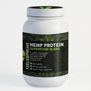 Hanfprotein von Feel Supreme, 500 g, mit vollem Aminosäureprofil, als Nahrungsergänzung in einer Verpackung.