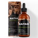 Nahrungsergänzung Maitake Pilzflüssigkeit von Feel Supreme, Herzgesundheit, Antioxidantien und entzündungshemmend, Flasche mit Tropföffnung