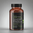 Nahrungsergänzung Vitamin B Komplex von Feel Supreme in 60 Kapseln, neben einer weißen Schale und gelben Kapseln.