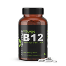 Vitamin B12 Methylcobalamin Nahrungsergänzung in 60 Kapseln, braune Kapseln mit orangefarbenem Etikett, Feel Supreme Marke