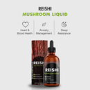 Hochdosierte Reishi-Pilz-Flüssigkeit von Feel Supreme in 60 ml Flasche, Vitalpilz mit konzentrierter Reishi-Extrakt.