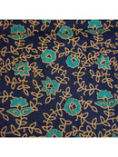Yak & Yeti Ritualtuch mit floralem Mandala-Muster, Boho Wanddekor, 213 x 137 cm, farbenfroher Wandteppich