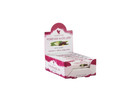Rosa weißer karton-displayschachtel für forever aloe lips lippenbalsam mit jojoba aus der serie forever aloe lips