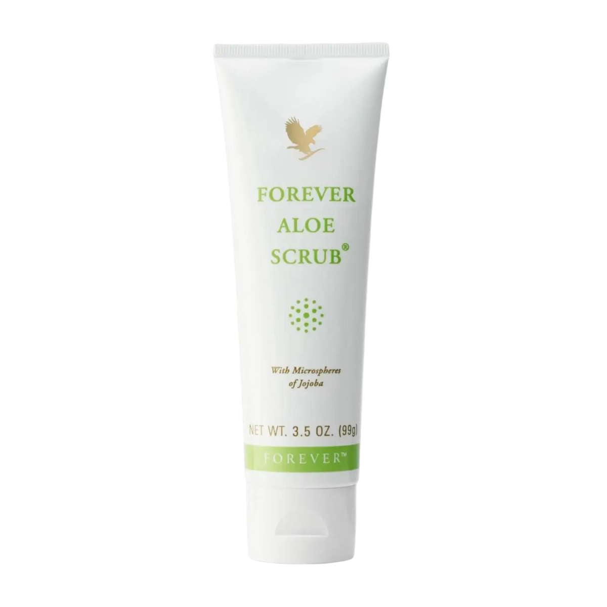 Forever Aloe Scrub Peelingcreme mit Aloe Vera und Jojoba, natürliche Körperpflege für weiche und gepflegte Haut