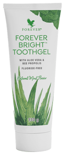 Forever Bright Zahnpasta mit Aloe Vera, fluoridfrei, für frischen Atem und gesunde Zähne, von Forever Living.