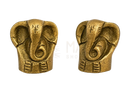 Goldene messing ganesha figurine 4 cm mit filigranen schnitzereien symbol des glücks geschenk für dich