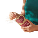 Ein maroon und gold packet gentle iron eisenpräparat mit magenfreundlichem eisen und essentiellen b-vitaminen von mana shop