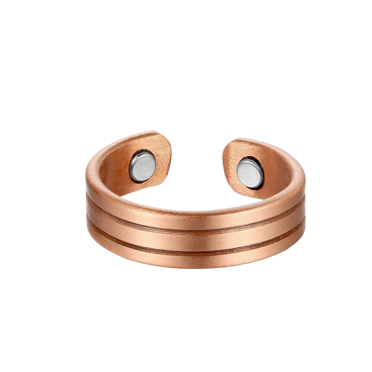 Gesundheitsring aus magnetischem Kupfer in Rosegoldfarbe, Schmuck von Ayurveda Specialist B.V.