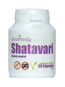 Weiße plastikflasche goldener shilajit kapseln mit ashwagandha 60 vegetarische kapseln von mana shop