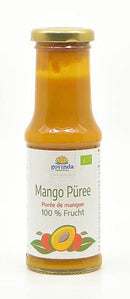 Govinda Mango-Püree Alphonso in 210ml Flasche, Bio-Mango-Sirup, fruchtiges Mango-Produkt für Getränke und Rezepte