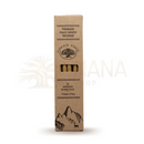 Braune pappe box mit green tree palo santo räucherstäbchen aus holzpulver premium von mana shop