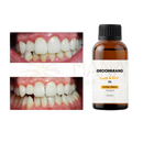 Groomarang extra strength zahn- und wundpflege pflegeöl für das zahnfleisch in 15 ml bernsteinfarbener glasflasche mit schwarzem verschluss