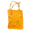 Große Stofftasche aus Jute von Vives de la Cortada S.L, leuchtend gelbe Einkaufstasche mit robustem Griff