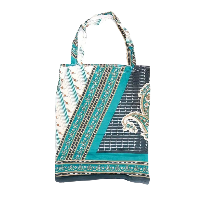 Große Stofftasche aus Jute von Vives de la Cortada S.L, stilvolle Tragetasche mit robustem, natürlichen Jutematerial.