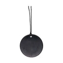 Großer runder Schungit Anhänger – Naturstein Schmuck