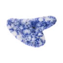 Gua Sha Sodalite Massagegerät für das Gesicht, glatt und unregelmäßig geformt, von Vives de la Cortada S.L