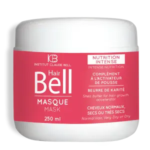 Haare mit HAIRBELL Sprout Activator Maske von Institut Claude Bell, intensive Haarpflege mit Sheabutter, cremige Textur