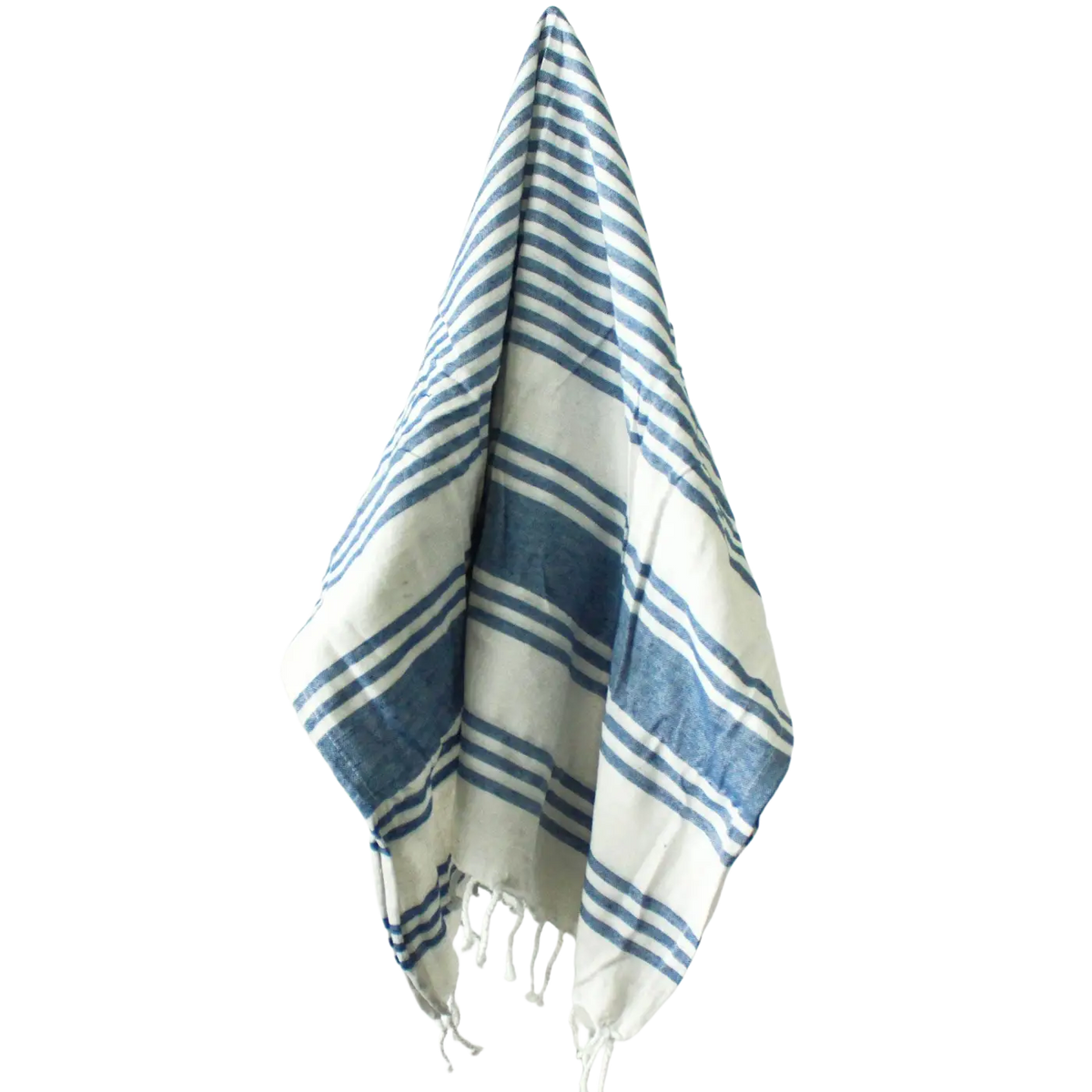 Hamam-Spa-Handtuch in Ozeanblau, 90 x 170 cm, türkisches Hamamtuch von AW Artisan, weich und bequem.