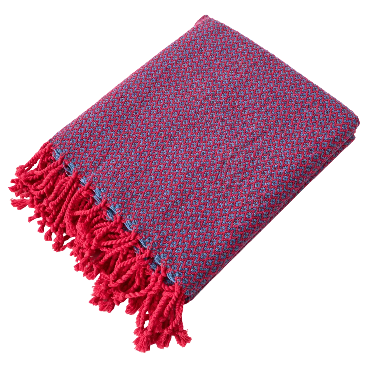 Leichtes Hamamtuch Bird Eye Bordeaux aus Baumwolle, ideal für Strand, Sauna und Yoga, 100x180cm, von Mana Shop