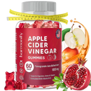 Harmonify Apfelessiggummis mit Granatapfel und Rübensaft, Nahrungsergänzung mit B12, Vitamin B12 1000 mg in Gummiform