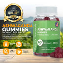 HARMONIFY Ashwagandha & KSM-66 Gummies mit Rosea und L-Theanin, 1000 mg, in einer Dose auf weißem Hintergrund