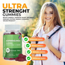 HARMONIFY Ashwagandha & KSM-66 Gummies mit Rosea und L-Theanin, 1000 mg, nährstoffreiche Nahrungsergänzung in Gummiform