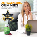 HARMONIFY Ashwagandha & KSM-66 Gummies mit Rosea und L-Theanin, 1000 mg, close-up der Gummies in einer Packung