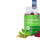 HARMONIFY Ashwagandha & KSM-66 Gummies mit Rosea und L-Theanin, 1000 mg, entspannende Vitamin-Gummis in Glasdose