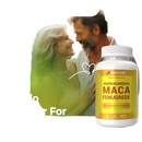 Weiße plastikflasche mit gelbem etikett harmonify maca fenugreek krauter 1000 mg libido booster mit ashwagandha
