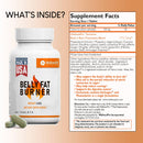 HARMONIFY Fatburner Nahrungsergänzung mit Guarana, Ingwer, Phaseolamin und Enzymen, 775 mg, natürliche Aktiv-Formel