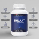 HARMONIFY Shilajit Nahrungsergänzung, 1000 mg mit 20 % Fulvinsäure, 120 Kapseln, natürliche Ergänzung für Energie und Wohlbefinden