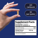 HARMONIFY Shilajit Nahrungsergänzung, 1000 mg mit 20 % Fulvinsäure, 120 Kapseln, natürliche Vitalstoffquelle